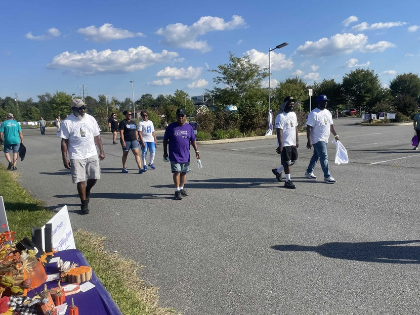 Brothers of Stone Square Lodge No. 22 walking last year's Relay For Life