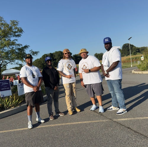 Brothers of Stone Square Lodge No. 22 at last year's Relay For Life